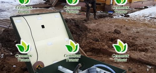 Монтаж септика Топас 10 Пр